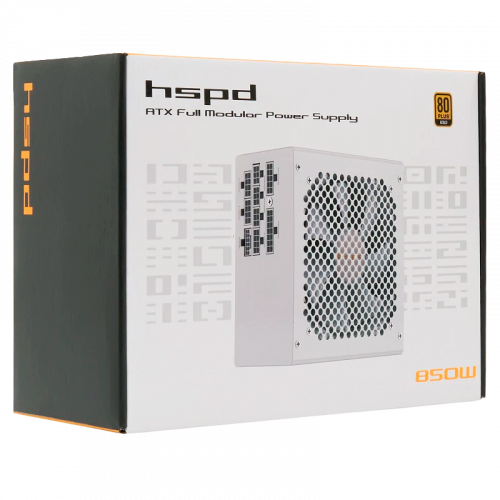Блок питания 850W HSPD HST-850GF-WH Gold Full Modular для ПК