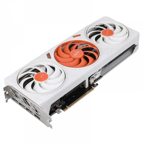 Видеокарта NVIDIA GeForce RTX 5060 Colorfire Meow 8GB с тремя вентиляторами
