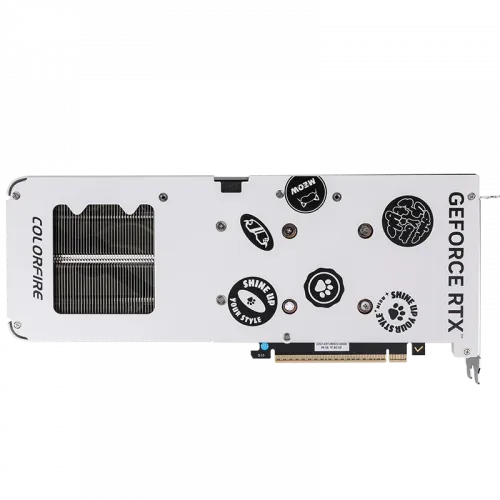 Видеокарта NVIDIA GeForce RTX 5060 Colorfire Meow 8GB с тремя вентиляторами
