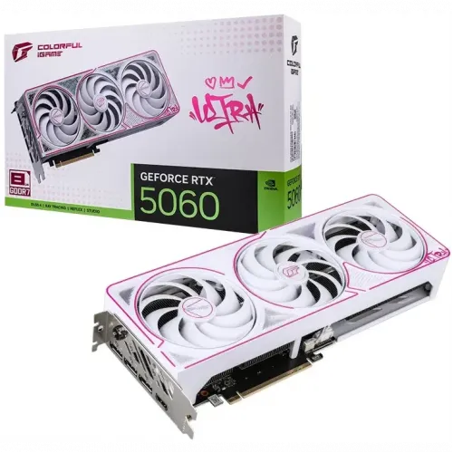 Видеокарта NVIDIA GeForce RTX 5060 Colorful iGame Ultra W OC 8GB