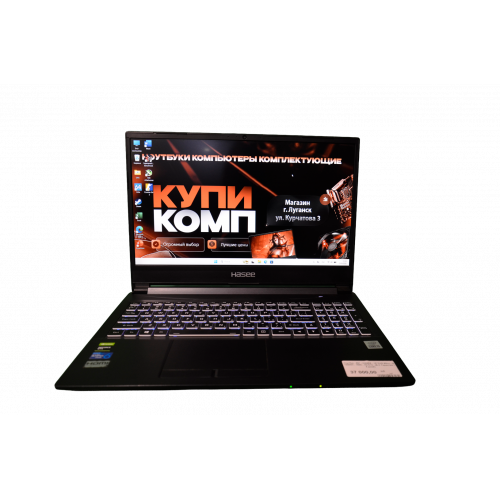Игровой ноутбук HASEE NHx0DB: Intel Core i5-10200H, 16GB RAM, 512GB SSD, NVIDIA GTX 1650