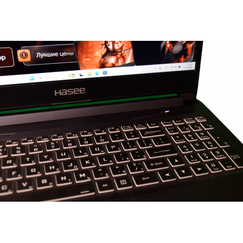 Игровой ноутбук HASEE NHx0DB: Intel Core i5-10200H, 16GB RAM, 512GB SSD, NVIDIA GTX 1650
